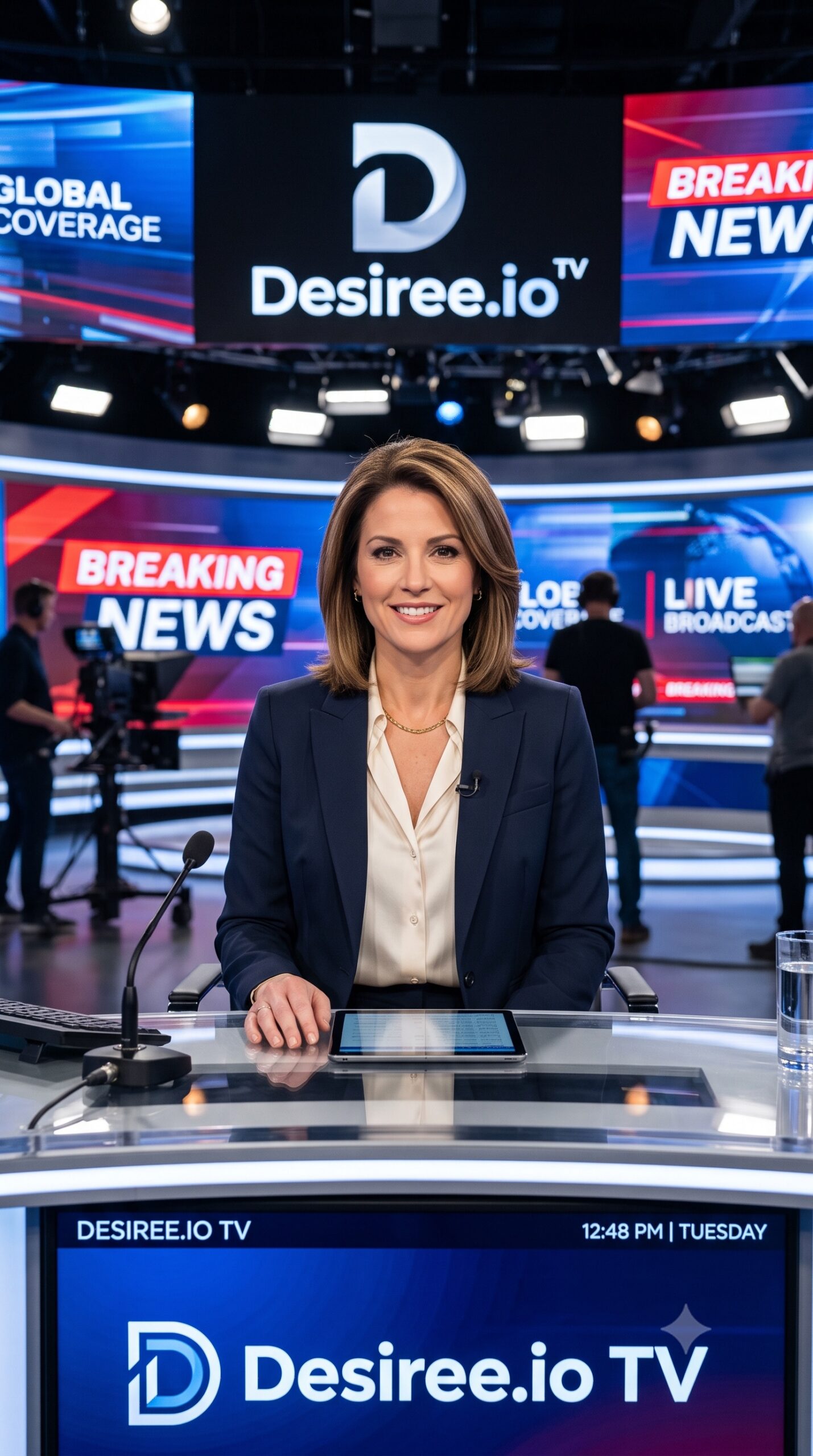 Breaking News: Desiree.io TV Launches the Next Generation of AI News Anchors